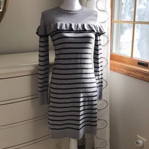 Vince Camuto gray sweater dress XS